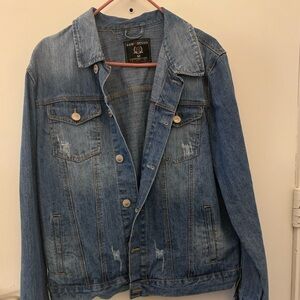 Men’s Raw 7 Design Jean jacket size medium